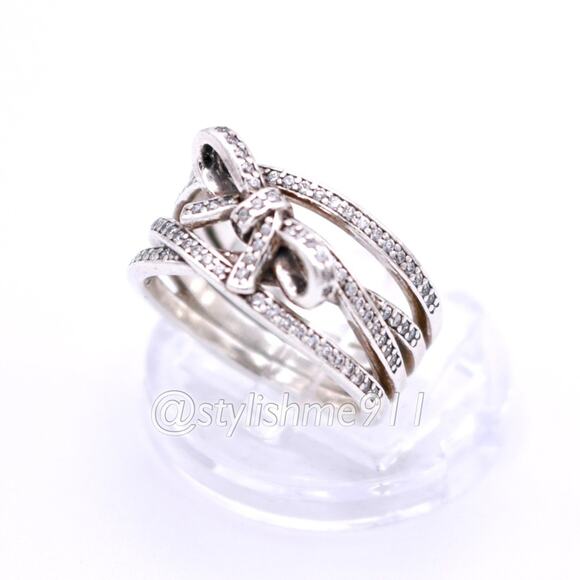 AUTHENTIC PANDORA Delicate Sentiments Statement Ring - Picture 6 of 13